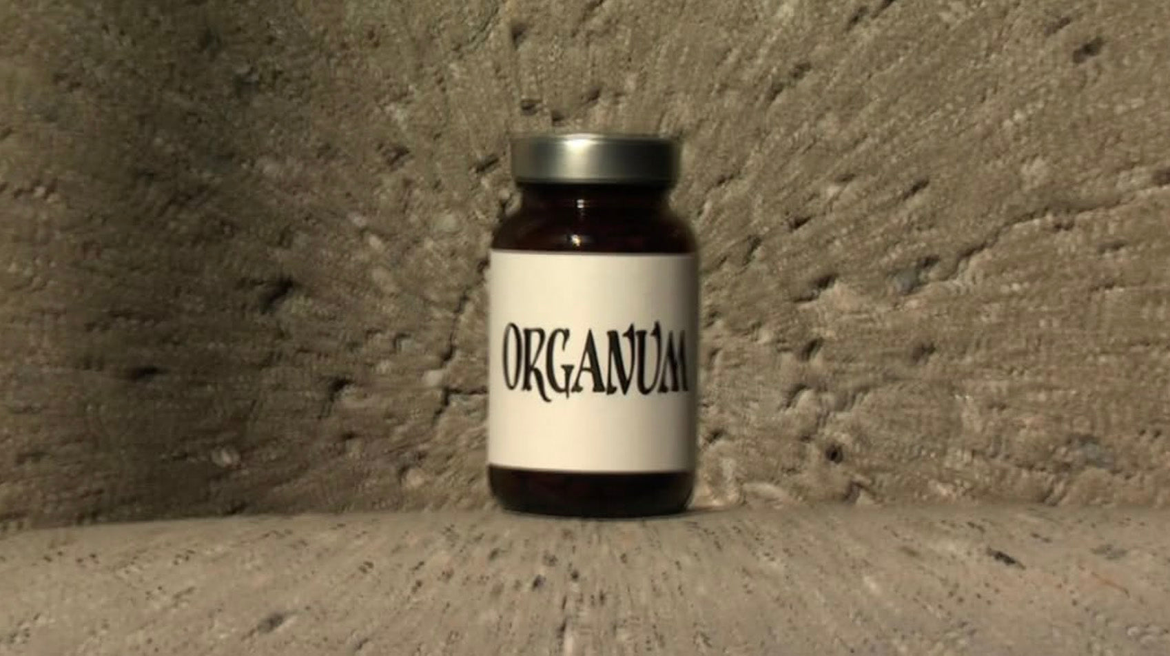 ORGANUM COFFEE pharmaceutical jar image by the wall